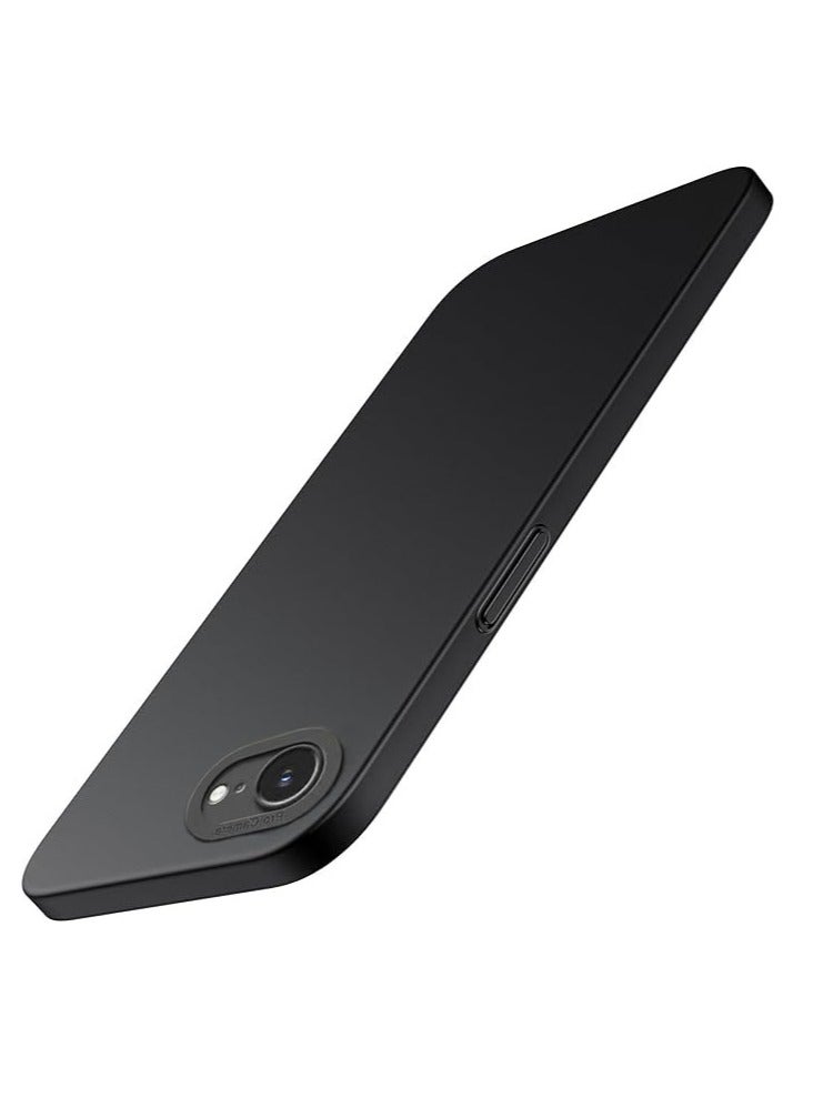 Ultra Slim Case for iPhone 16e 6.1-Inch 2025, Camera Lens Full Protection, Lightweight Matte Finish PP Hard Minimalist Cover (Black)  - Image 1