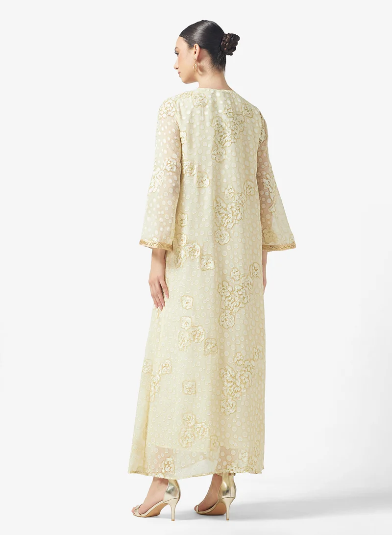Khizana Embroidered Jalabiya