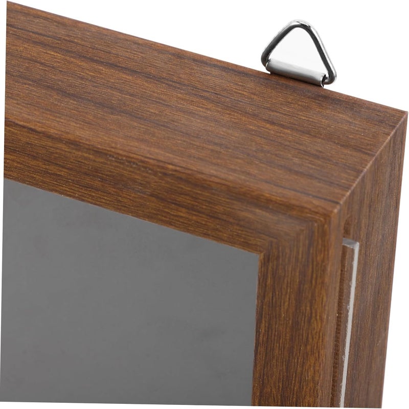 Healifty Wood Grain Medal Display Case with Clear Lid Elegant Organizer for Badges Brooches and Keepsakes Storage for Collectors and Memorabilia - Image 3