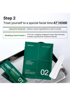 MEDIHEAL Derma Modeling Pack (Madecassoside) Relieving Blemish Marks For Clear Skin Easy Diy Home Spa Kits Hydrating Icy Jelly Mask For Skin Refreshment  - Image 5