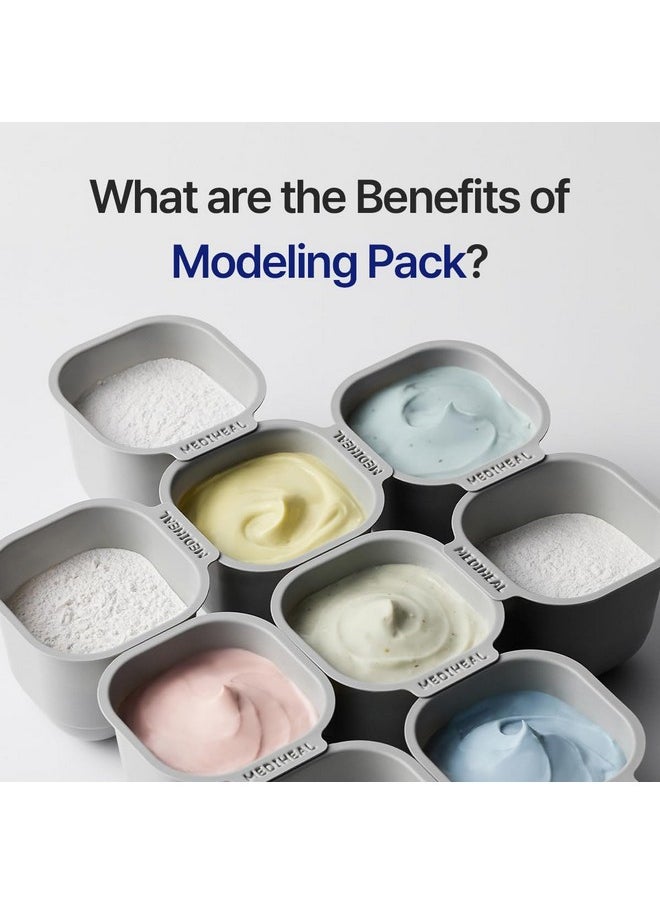 MEDIHEAL - Derma Modeling Pack (Madecassoside) Relieving Blemish Marks For Clear Skin Easy Diy Home Spa Kits Hydrating Icy Jelly Mask For Skin Refreshment - Image 1