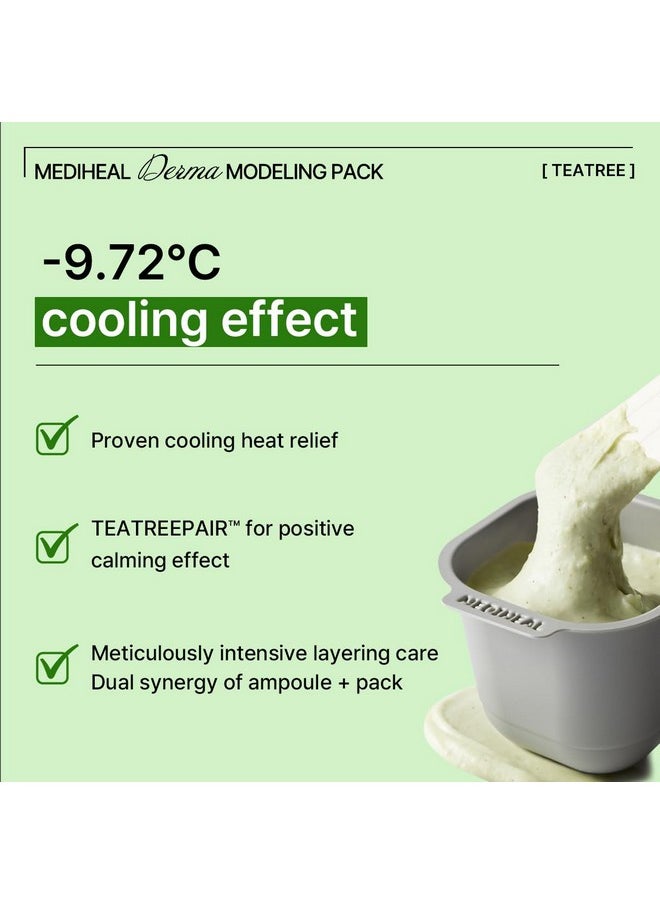 MEDIHEAL - Derma Modeling Pack (Madecassoside) Relieving Blemish Marks For Clear Skin Easy Diy Home Spa Kits Hydrating Icy Jelly Mask For Skin Refreshment - Image 1