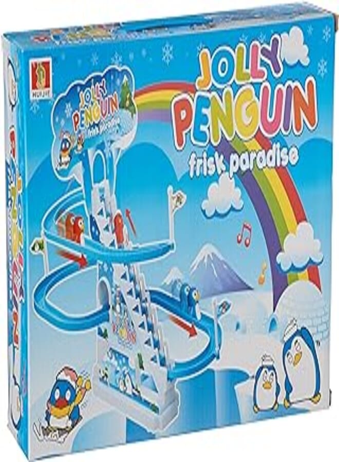 OR Other Jolly penguin firsk paradise, moving stairs and sliding penguins set 