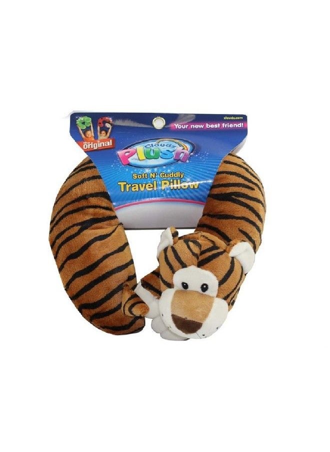 Cloudz Kids Plush Animal Neck Pillow Tiger  - Image 1