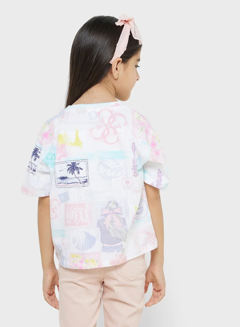 جس Kids Logo T-Shirt