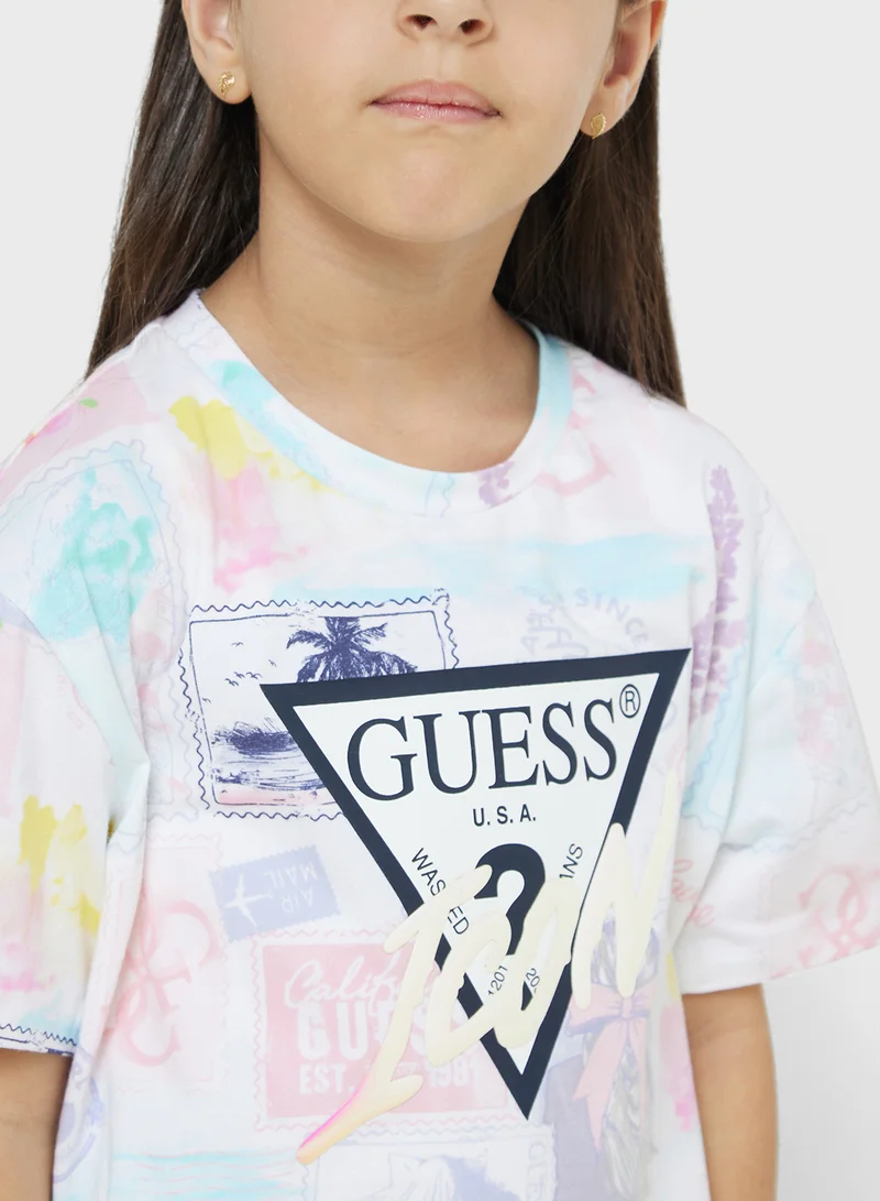 جس Kids Logo T-Shirt