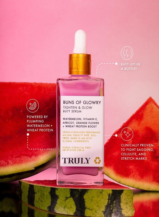 Truly Beauty Buns of Glowry Glow & Tighten Serum, Skin Tightening Cream Serum, Cellulite Cream for Thighs and Buns Fast Absorbing. Butt Enhancement Cream and Firming Lotion - 3.1 OZ - Image 4