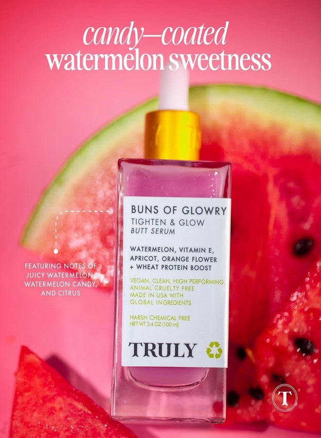 Truly Beauty Buns of Glowry Glow & Tighten Serum, Skin Tightening Cream Serum, Cellulite Cream for Thighs and Buns Fast Absorbing. Butt Enhancement Cream and Firming Lotion - 3.1 OZ - Image 2