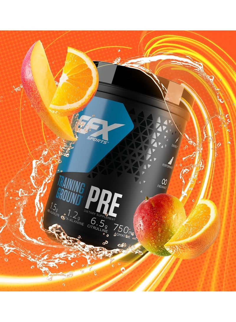 EFX SPORTS Training Ground Pre Workout - Orange Mango - (20 Servings)  - Image 5