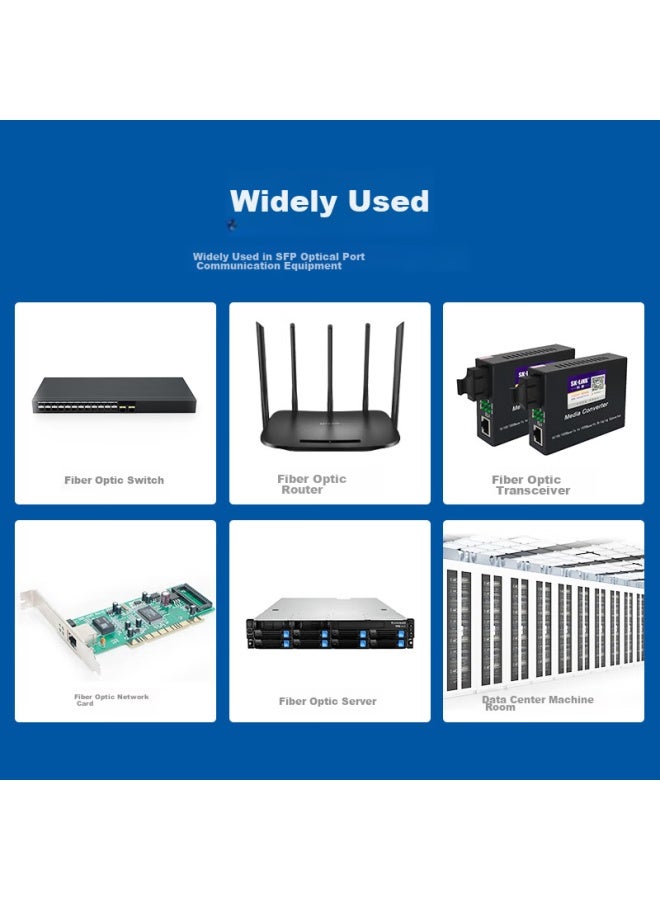 Sk-link Gigabit Single-mode Optical Module, 1.25g Dual-fiber Lc Interface Fiber Optic Module, Sfp Optical Module, 10km Compatible With Huawei H3c Ruijie Sfp-ge - Image 3