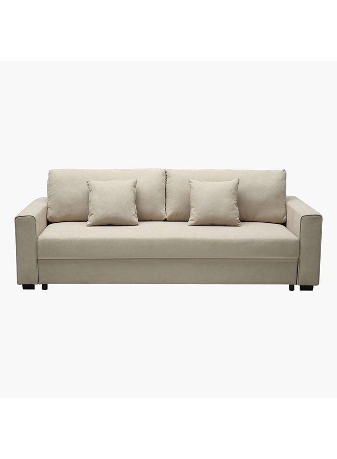 Home Box Cyrus Pull-Out Sofa Bed With Storage And 2 Cushions 223x42x84cm  - Image 1