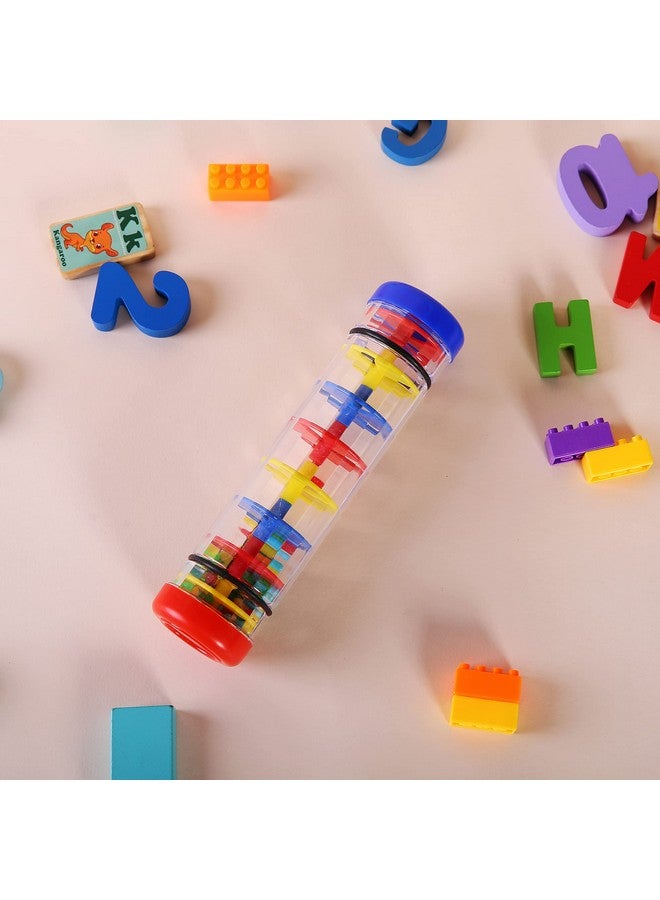 TDOCK 2 Pack Rainmaker Rain Stick Musical Instrument for Babies, Toddlers and Kids, 8 Inch Rainfall Rattle Tube Rainstick Shaker Toy - Image 5
