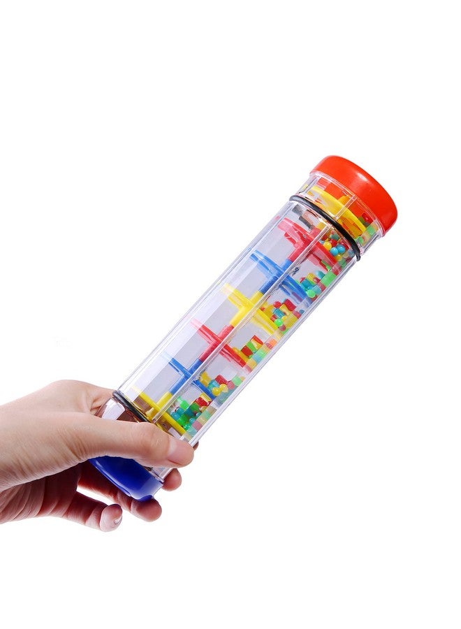 TDOCK 2 Pack Rainmaker Rain Stick Musical Instrument for Babies, Toddlers and Kids, 8 Inch Rainfall Rattle Tube Rainstick Shaker Toy - Image 3