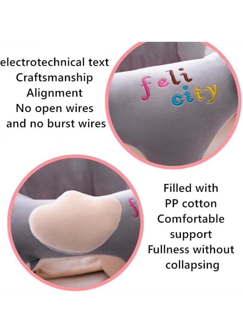 WangPangZi - Baby Sofa Learn Sitting Chair Nursery Support Seat Pillow Protector Plush Cushion Infant Sitting Chair Baby Support Seat with Plush Toys for Infants Play - Image 1