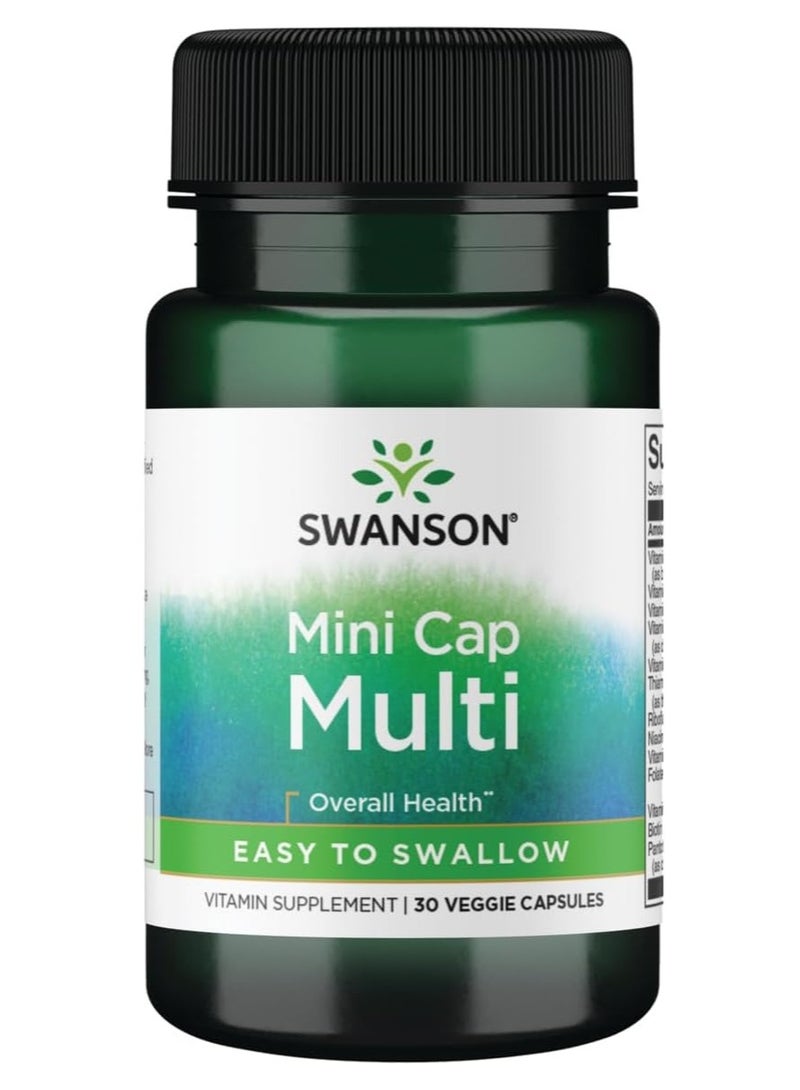 Swanson Mini Cap Multi 30 Veggie Capsules