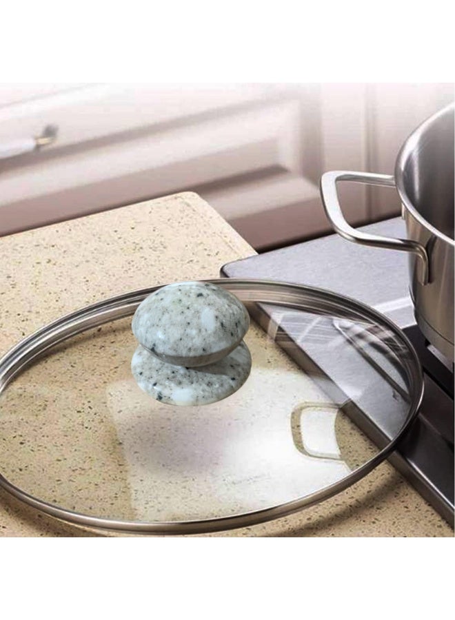 مقبض غطاء إناء عالمي بديل ومقاوم للحرارة (قطعة واحدة، قطر 6 سم) - يد غطاء متوافقة مع أغطية الأواني الزجاجية، الفولاذ، والطاجن، ومناسبة لأواني الطبخ البطيء (Crockpot) | مقبض مريح سهل الإمساك لقطع غيار المطبخ والأدوات الأساسية. - Image 3