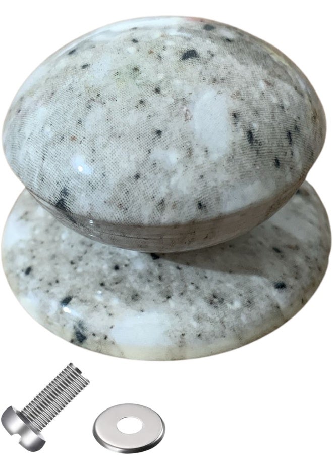 مقبض غطاء إناء عالمي بديل ومقاوم للحرارة (قطعة واحدة، قطر 6 سم) - يد غطاء متوافقة مع أغطية الأواني الزجاجية، الفولاذ، والطاجن، ومناسبة لأواني الطبخ البطيء (Crockpot) | مقبض مريح سهل الإمساك لقطع غيار المطبخ والأدوات الأساسية. - Image 1