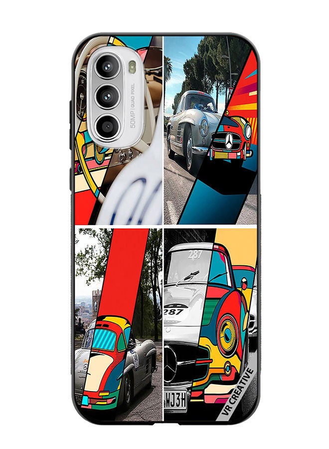 VR CREATIVE Protective Case Cover For Motorola Moto G82 Mercedes-Benz Design Multicolour - Image 1