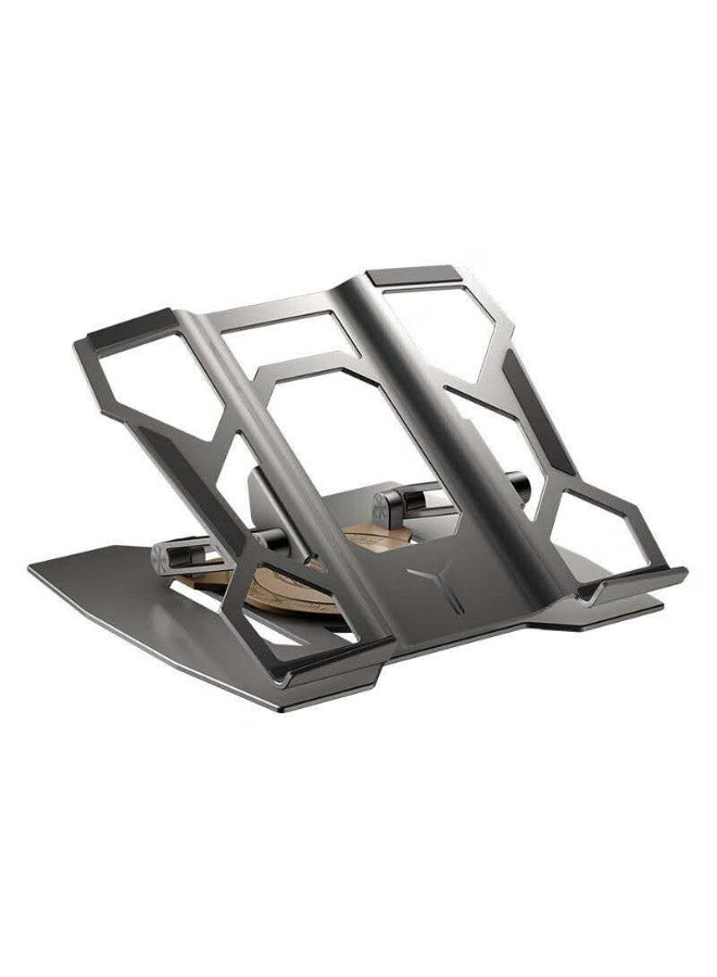 Legion Z7 360° Rotating Aluminum Laptop Stand, Adjustable Ergonomic Notebook Stand with Anti-Slip Silicone Pads, Hollow Cooling Design, Heavy-Duty Metal Desk Stand for 10–17.3 Inch Laptops – Titanium Gray - Image 5