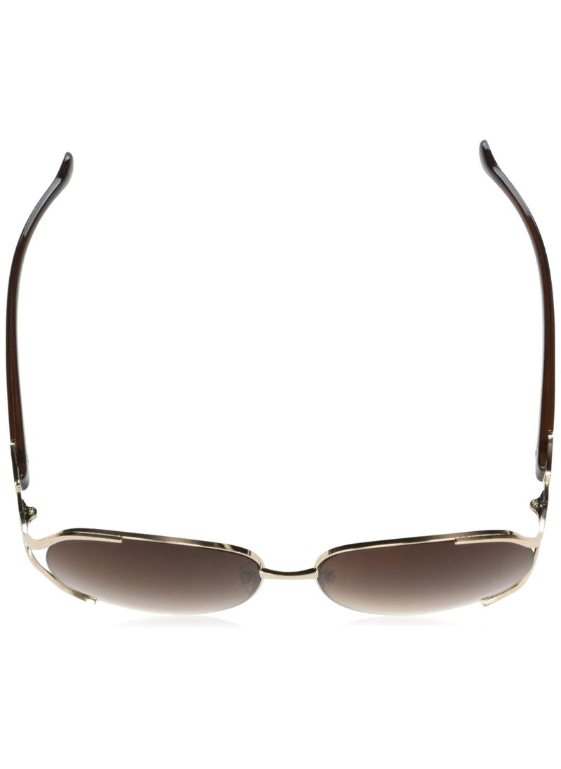 Jessica Simpson Jessica Simpson Women's J5254 Oversized Metal Square Sunglasses with UV400 Protection - Glamorous Lightweight Sunglasses for Women, 64mm  - Image 4