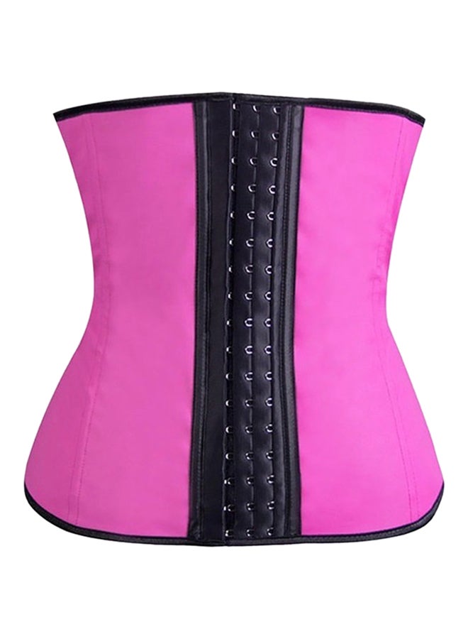 Hook Closure Corset Pink/Black - Image 1