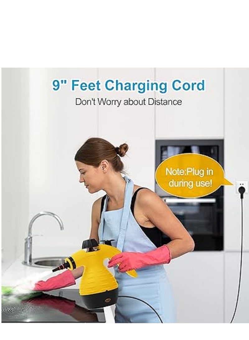 Steam Cleaner Yellow/Black/White  - Image 3