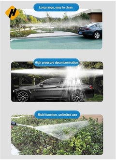 HuHa 48V Cordless Portable Washer Electric High Pressure Cleaner Machine 200W 30Bar Lithium Handheld Car Cleaning Device With Foam Generator Nozzle Water Pump (Case Pack - EU Plug)  - Image 2