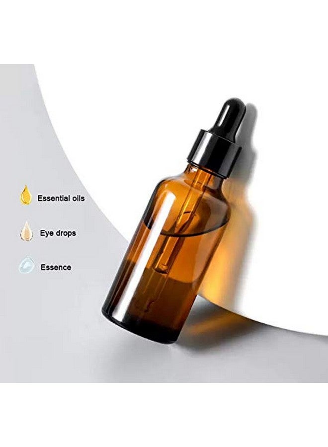 erioctry 5ML/10ML Amber Glass Essential Oil Bottles and Eyed Dropper Black Caps Makeup Cosmetic Sample Container Boxes of Glass for Essential Oil Aromatherapy Use(Pack of 12) (10ML) - Image 5