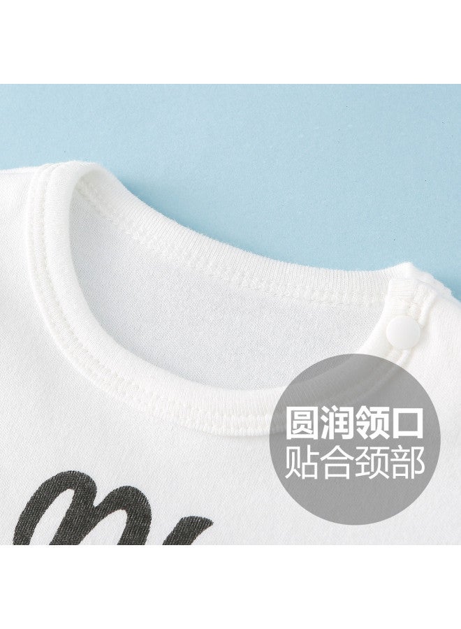 Doxiluka newborn Baby Clothes - Spring/autumn Long-sleeve Cotton T-shirts For Toddlers & Kids, Cartoon Printed Innerwear - Image 5
