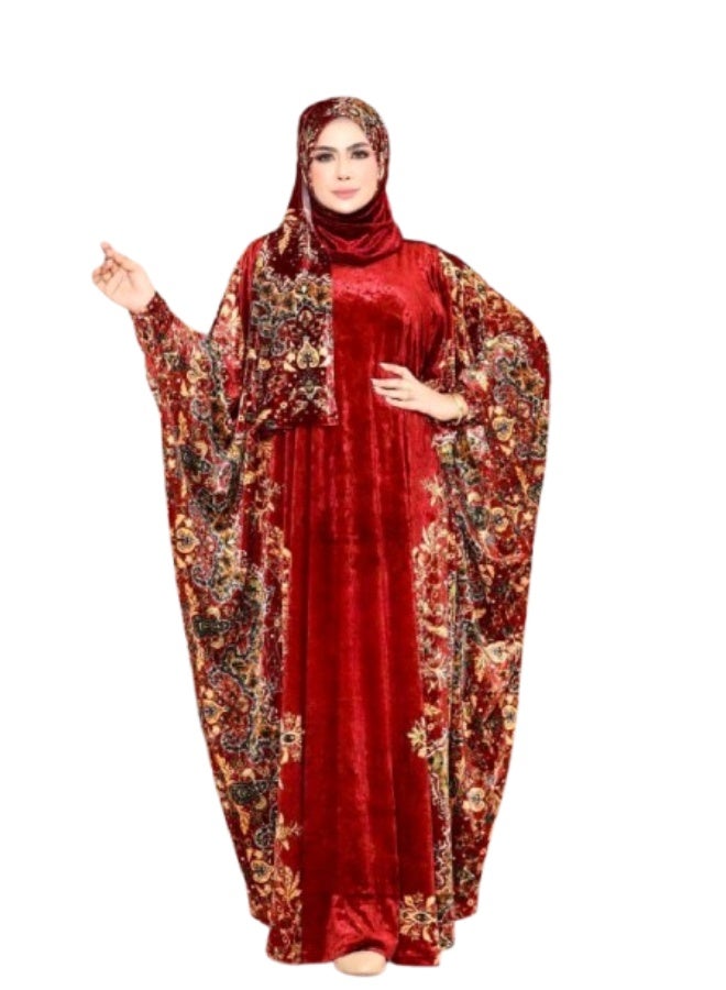 اسدال صلاة واستقبال وخروج حريمي خامة قطيفة چنچاه تقيلة - Image 1