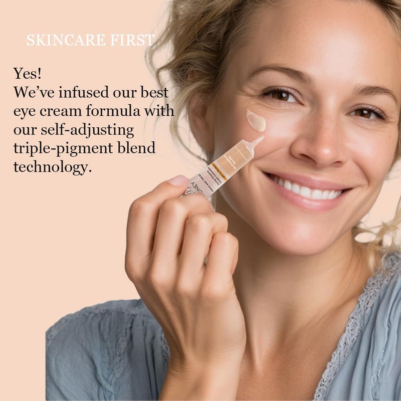 Hey Honey Skincare Trick & Treat Active Honey & Propolis Full-Coverage Concealer | for Rosacea, Acne & Blemishes, Dark Spots, Eye Dark Circles & Discoloration | Light to Medium Tone | 0.5 oz. - Image 2