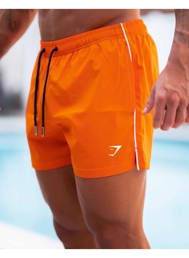 جيمشارك Gymshark Fitness في الهواء الطلق سريع التجفيف الرياضية السراويل الرجال السراويل الرقيقة العادية تشغيل التنفس السراويل التدريبية - Image 3