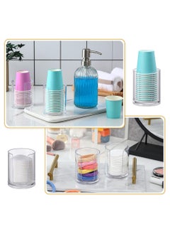 YOUGE 2 Pcs Acrylic Paper Cup Holder Household Disposable Cup Storage Rack Multi-functional Desktop Coffee Milk Tea Cup Storage Rack Cup Taker  - Image 5