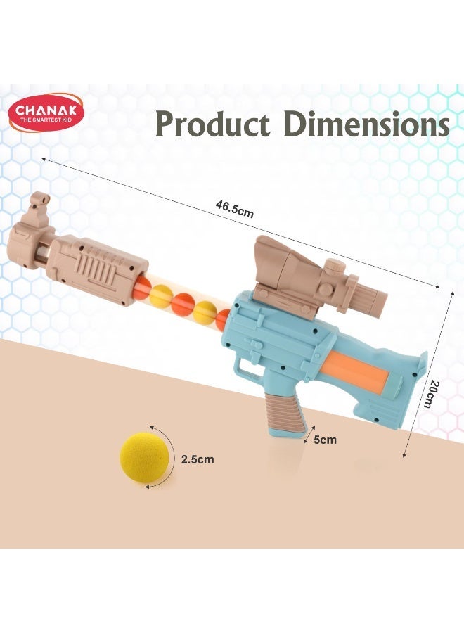 Chanak Space Explorer Pneumatic Gun Include 12 Orange & 12 Yellow Soft Foam Ball, for Indoor Outdoor Use Safe For Boys Girls, Above 5+ Age,  (Color As Per Availability) - Image 4