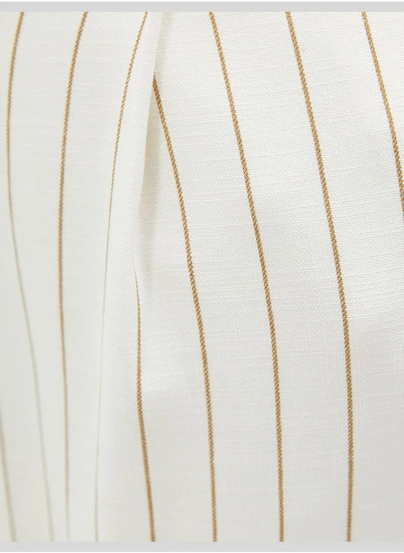 KOTON Wide Leg Pocket Detail Trousers