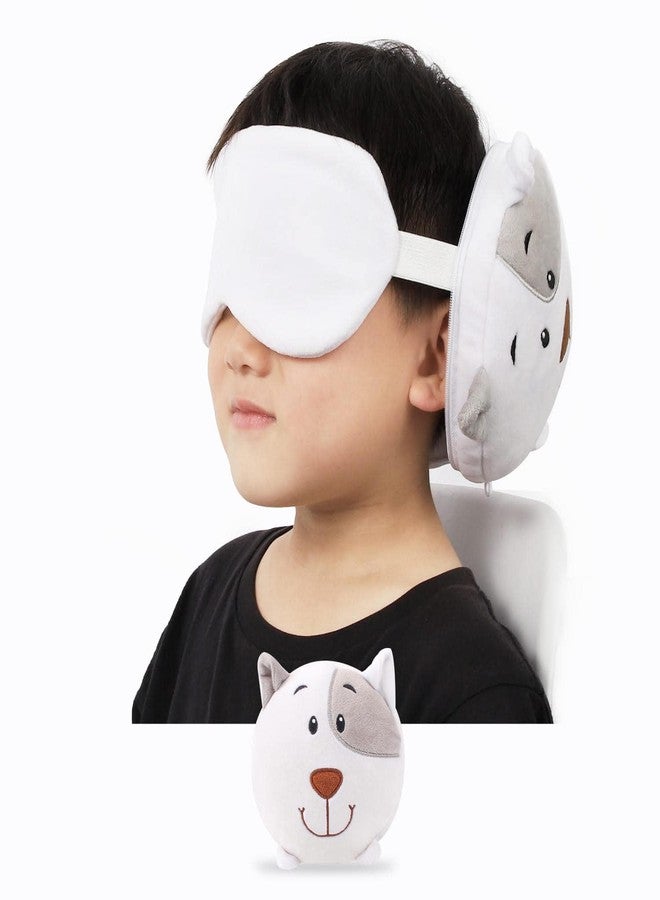 Arica Pillow with Eye Mask for Kids, Teenagers, Travel Accessories for Airplane,Neck Pillow,Travel Pillow with Eye Mask for Sleeping, Multicolor & Design - Image 1