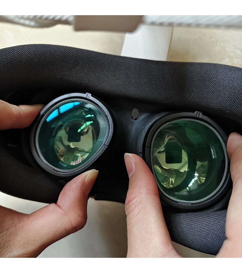 عدسة VR مخصصة لـ Quest 3 لقصر النظر -4.00، عدسة واحدة للعين اليمنى، غلاف واقٍ مضاد للخدش. - Image 4