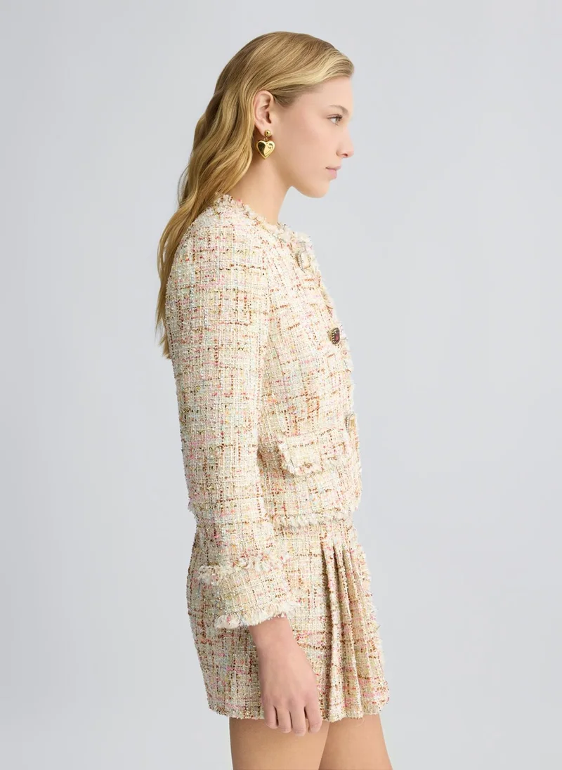 Liu Jo Multi-colored raw-cut jacket