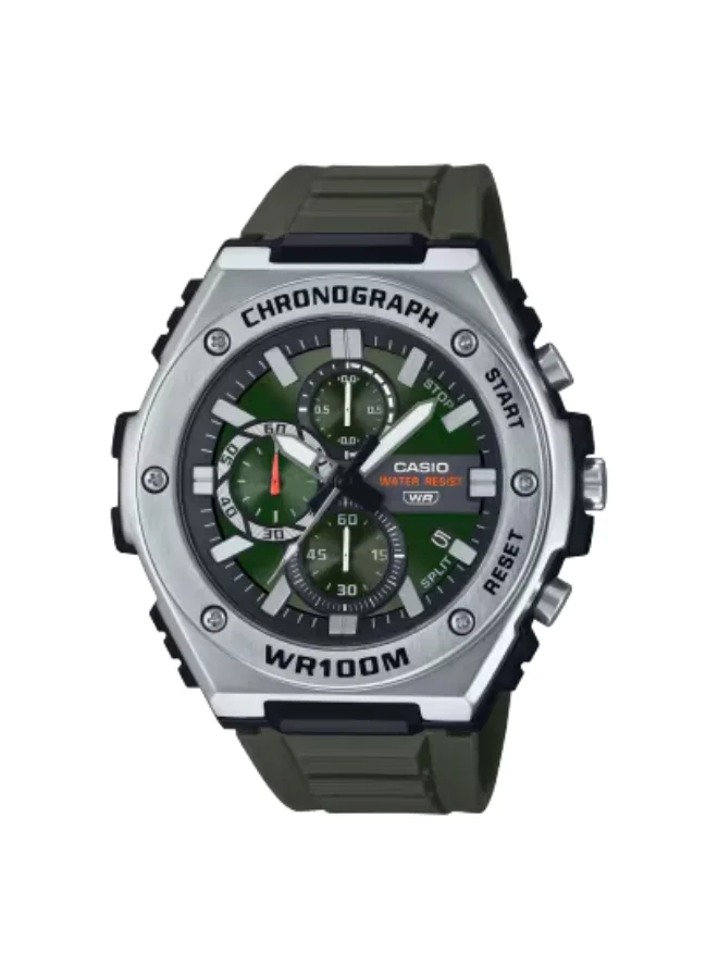 كاسيو ساعة يد رجالية تناظرية من الراتنج --