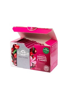 Ahmad Tea Rosehip Cherry Hibiscus Alu Tea  - Image 4