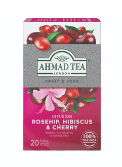 Ahmad Tea Rosehip Cherry Hibiscus Alu Tea  - Image 1