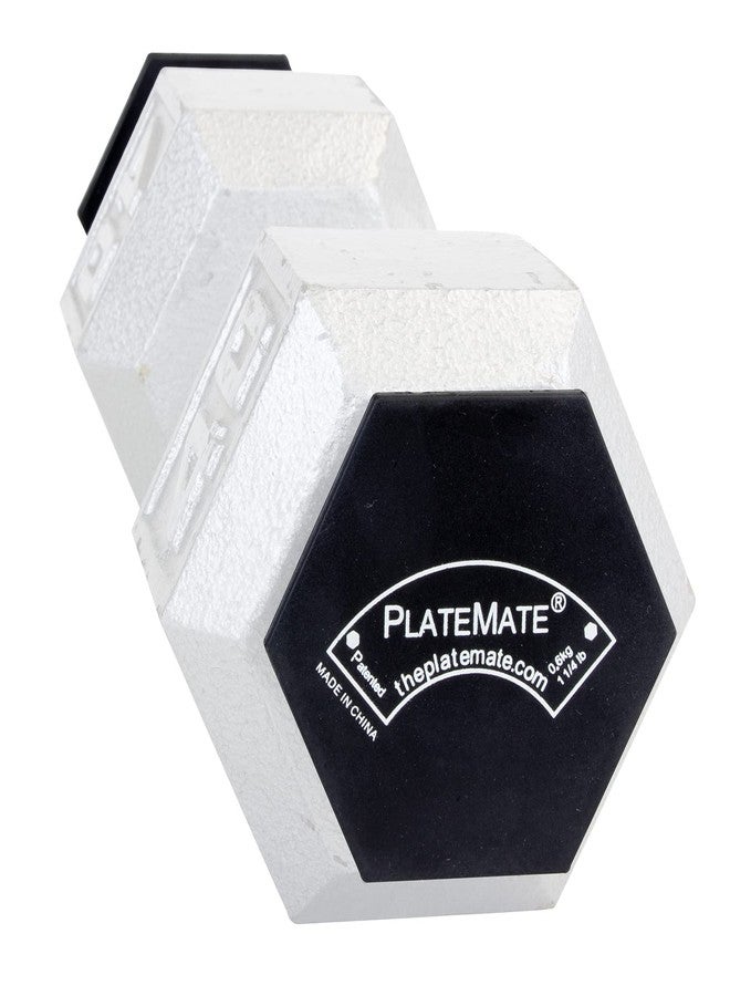 PlateMate Microload Pair 1 1/4 lb. Magnetic Hex Weights (2.5 lb. Set) - Image 3