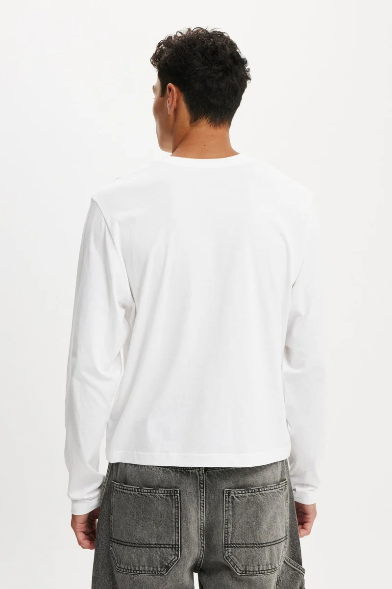 Cotton On  CROPPED FIT LONG SLEEVE for Men | Best Price UAE