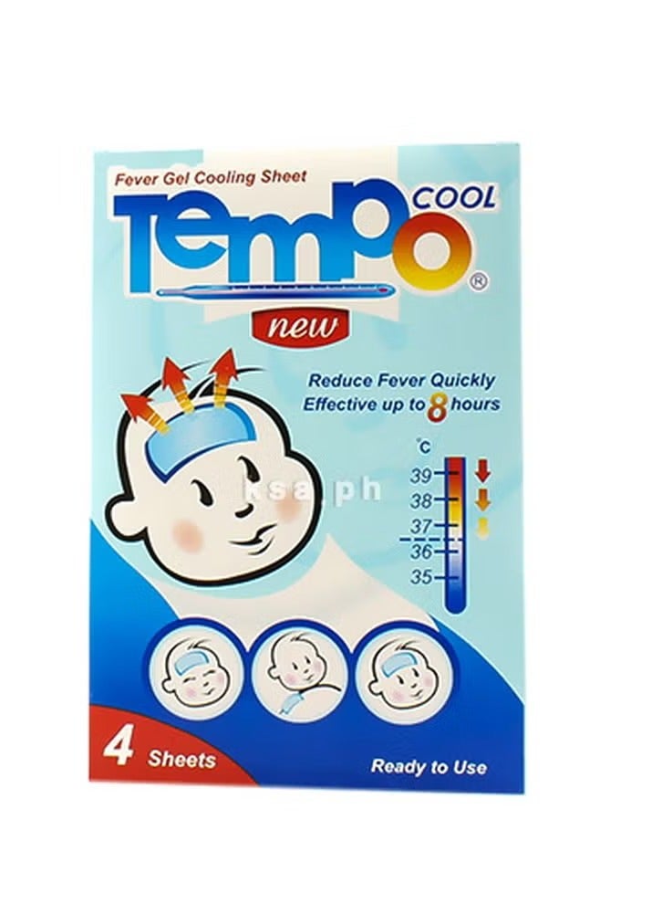 Tempo cool 4-Piece Fever Gel Cooling Sheets