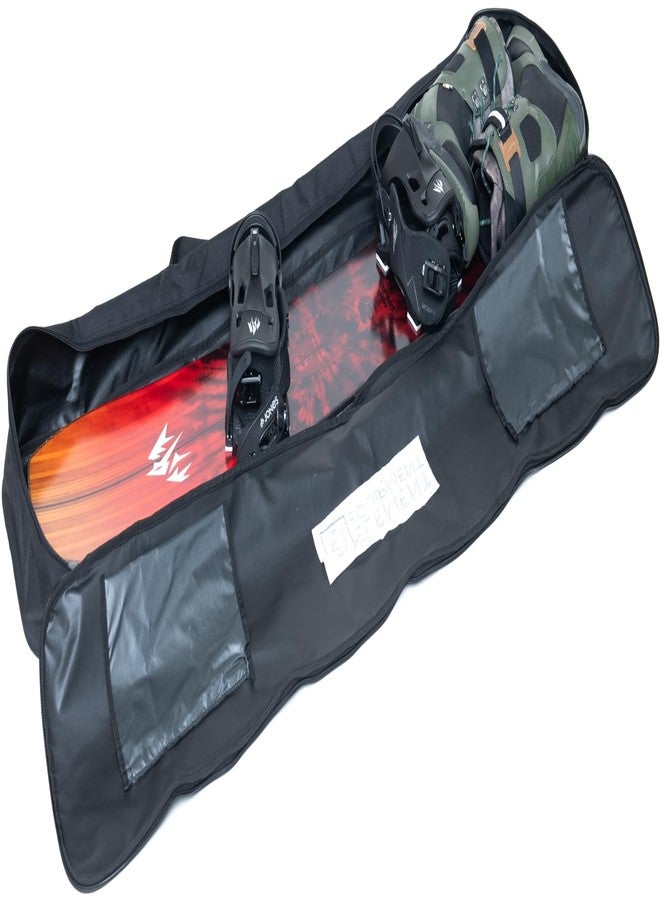 Element Equipment Snowboard Bag with Shoulder Strap and Gear Pockets 157 Black/Red - Image 4