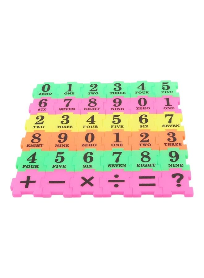 NIBEMINENT 36-Piece Number Symbol Jigsaw Puzzle Set - Image 4