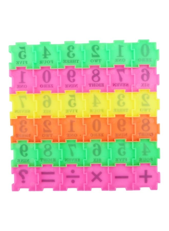 NIBEMINENT 36-Piece Number Symbol Jigsaw Puzzle Set - Image 3