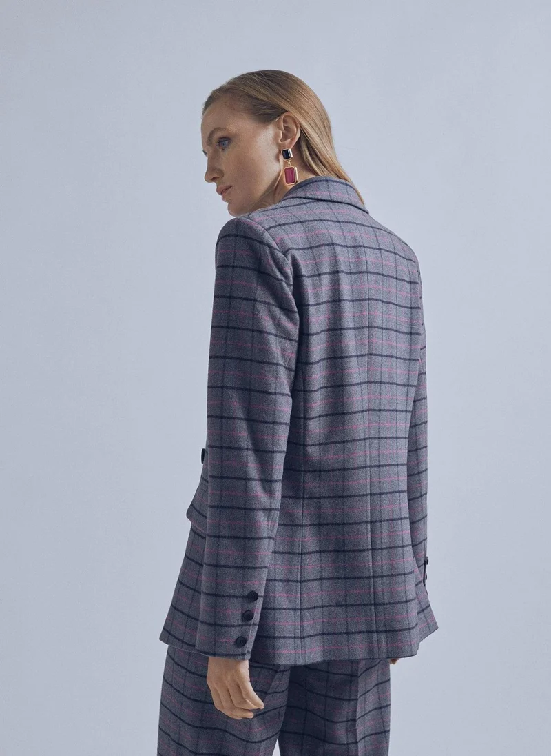 Lola Casademunt Check blazer