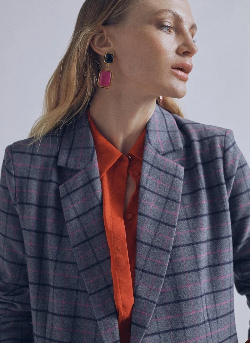 Lola Casademunt Check blazer
