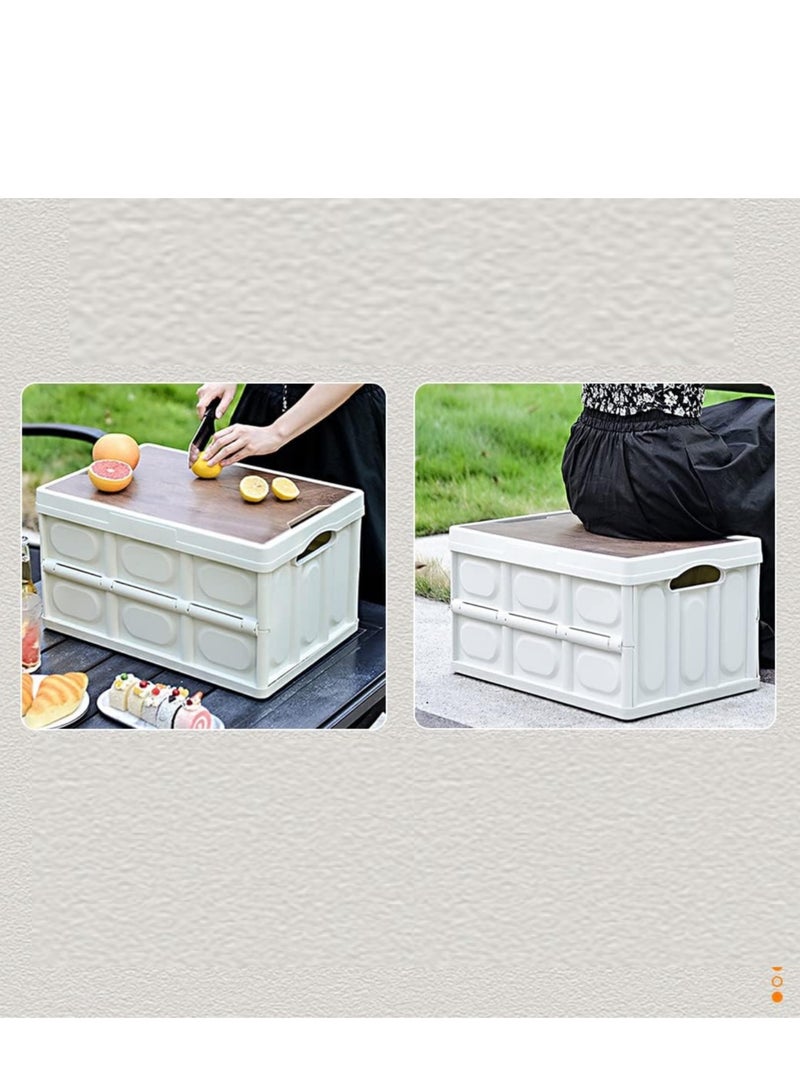 Outdoor Camping Storage Box with Flat Lid 30L - Image 3